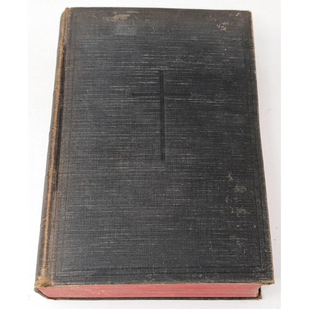 The Holy Bible The Douay Bible House 1941 Hardcover Pope Leo XIII VTG 1940s 40s